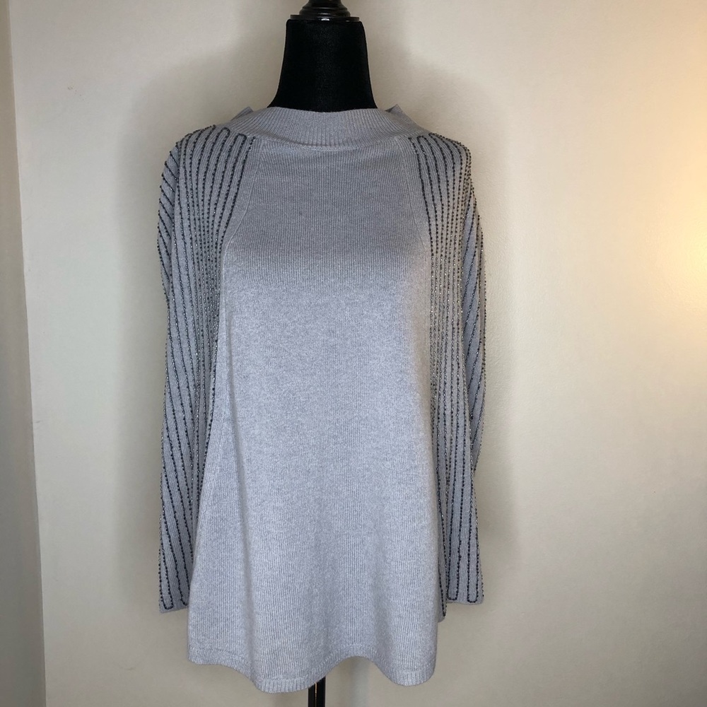 Max Studio beaded cape